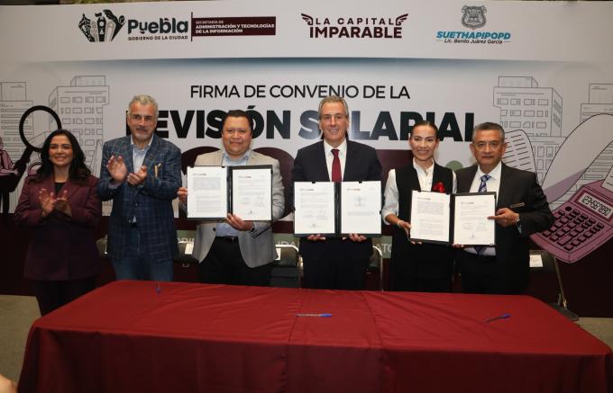 Firmaron Convenio de Revisión Salarial 2025 Gobierno de la Ciudad y Sindicato del Ayuntamiento