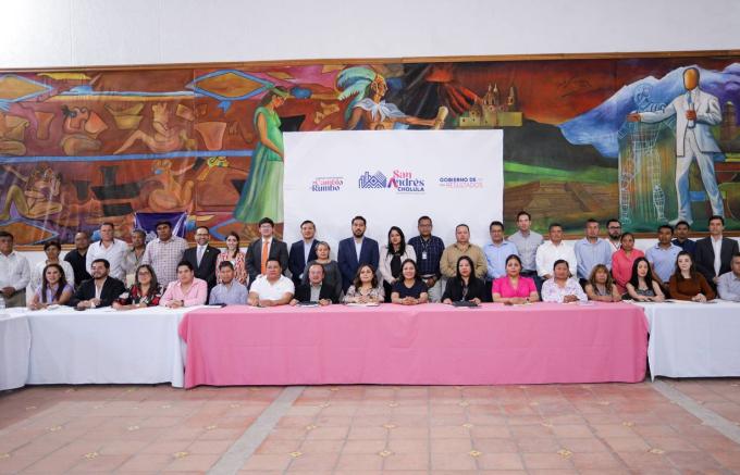 Realizó el Ayuntamiento de San Andrés Cholula primera sesión del Consejo de Planeación Municipal (COPLAMUN)