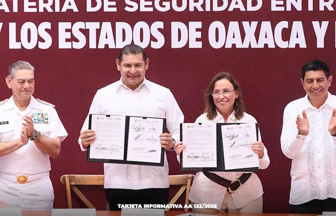 Puebla, Veracruz y Oaxaca refuerzan combate a inseguridad