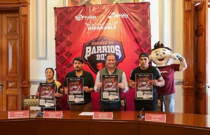 Anunció el Ayuntamiento de Puebla el Torneo de Barrios de Box 2025