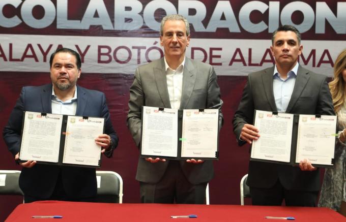 Gobierno de la Ciudad firmó Convenio de Colaboración “Torres Atalaya y Botón de Alarma OXXO”