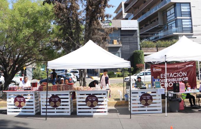 Productores poblanos impulsaron el consumo local en Vía Recreativa Violeta