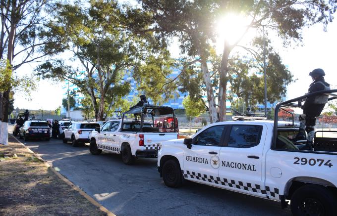 Implementan operativo de seguridad los tres órdenes de gobierno en la zona de los estadios