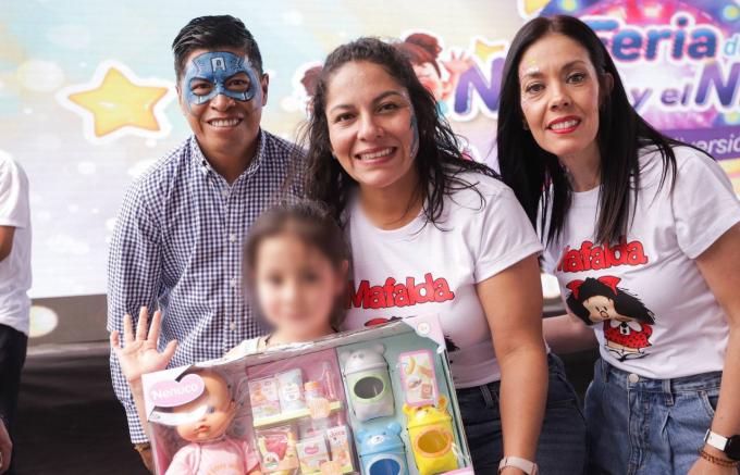 Festejó Ayuntamiento de San Andrés Cholula a niñas y niños en su día