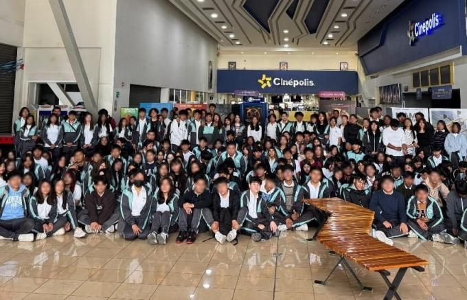 Ofreció Gobierno de Cholula función de cine gratis para estudiantes
