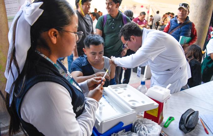 Puebla cumplió al 100 por ciento la meta en Semana Nacional de Vacunación