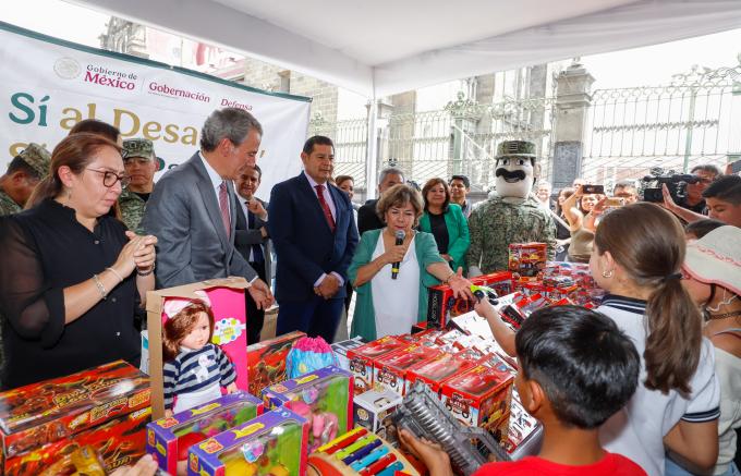 Refuerzan la seguridad en Puebla con programa de canje de armas