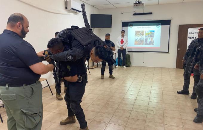 Capacitación especializada fortalece al Grupo Táctico de San Pedro Cholula
