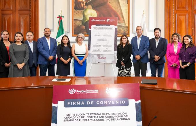 Firmó el alcalde José Chedraui Convenio de Colaboración con el Comité Estatal de Participación Ciudadana