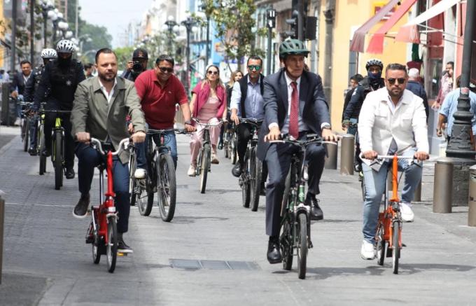 Encabezó el alcalde José Chedraui rodada en conmemoración de la Semana de la Bicicleta
