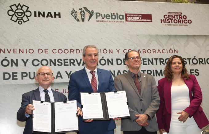 Firmaron convenio Gobierno de la Ciudad e INAH para fortalecer la atención ciudadana en el Centro Histórico