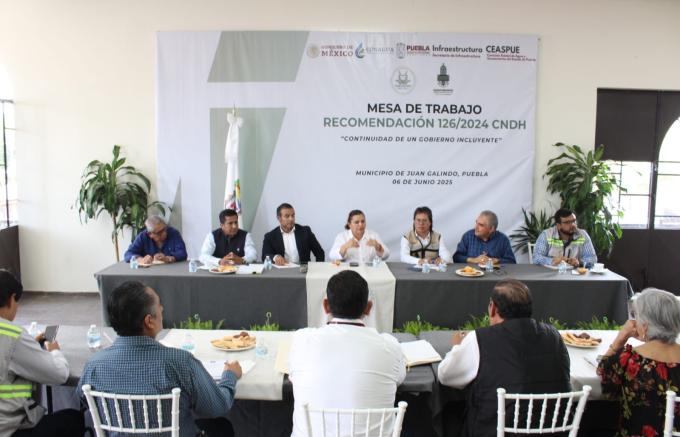 Participa CEASPUE en mesa de trabajo para saneamiento de la Presa Necaxa