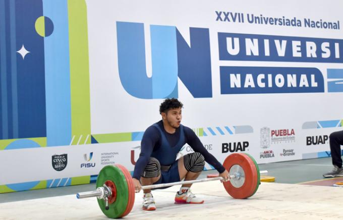 En levantamiento de pesas la BUAP obtiene cinco medallas