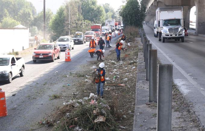 Interviene Gobierno del Estado tramos carreteros para prevenir riesgos durante temporada de lluvias
