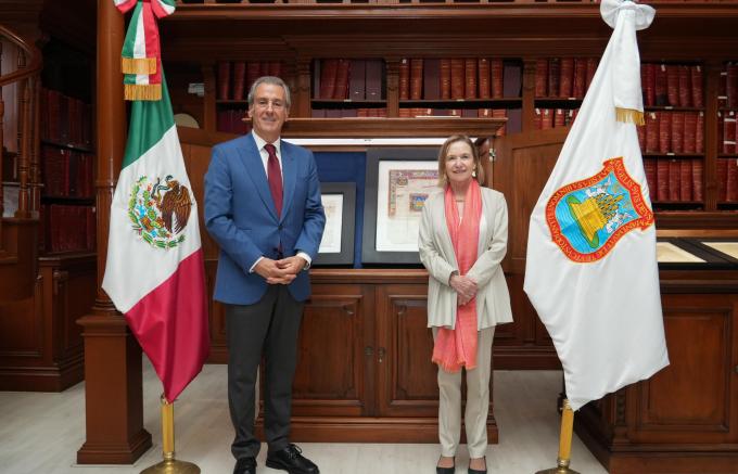El alcalde José Chedraui sostuvo un encuentro con la embajadora de Francia, Delphine Borione
