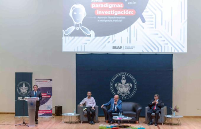 Abordan en la BUAP importancia del acceso abierto al conocimiento e Inteligencia Artificial