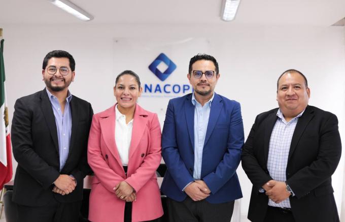 La presidenta municipal Guadalupe Cuautle encabezó una reunión con integrantes de la CANACOPE