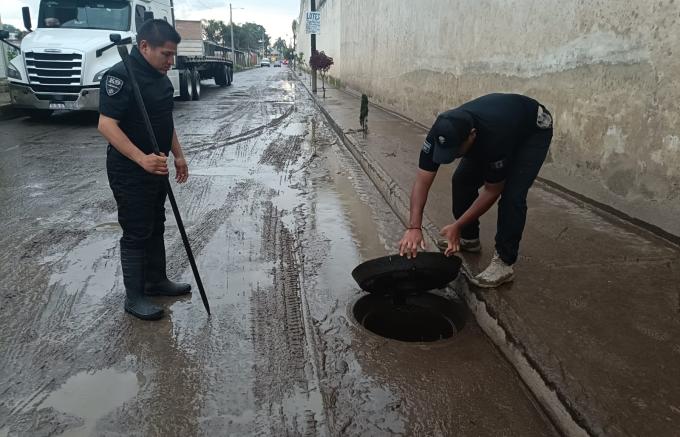Gobierno de San Pedro Cholula atiende contingencia por lluvias con saldo blanco