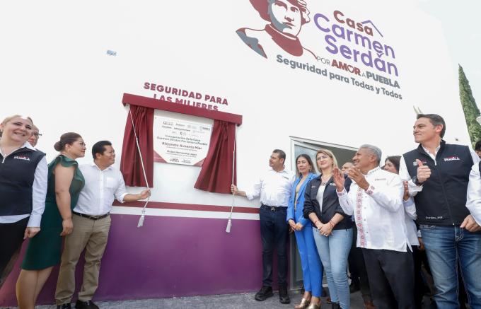 El gobernador Alejandro Armenta inauguró Casa Carmen Serdán número 18