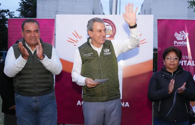 Trabaja Gobierno de la Ciudad día y noche en beneficio de los poblanos