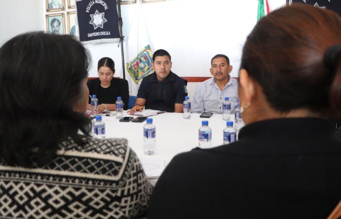 Concluyen las Mesas de Seguridad en las Juntas Auxiliares de San Pedro Cholula
