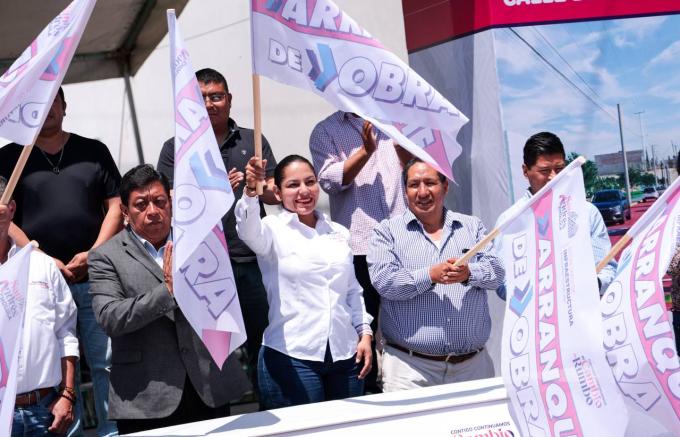 Impulsa Ayuntamiento de San Andrés Cholula infraestructura vial en juntas auxiliares
