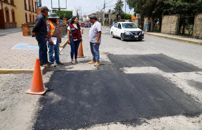 Supervisó la alcaldesa Tonantzin Fernández trabajos del Bachetón 2025