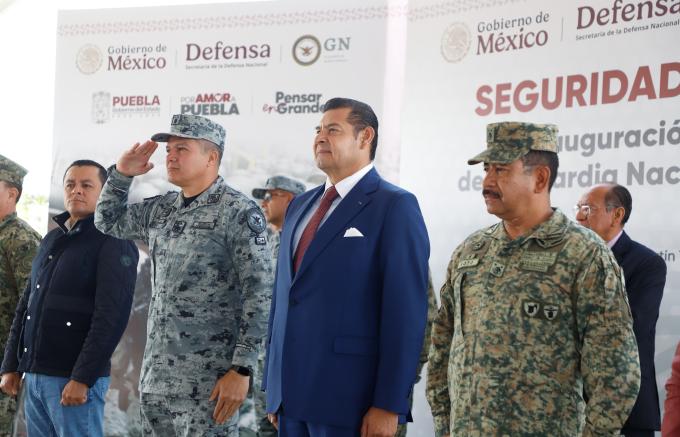 Inauguraron Compañía de la Guardia Nacional en Texmelucan