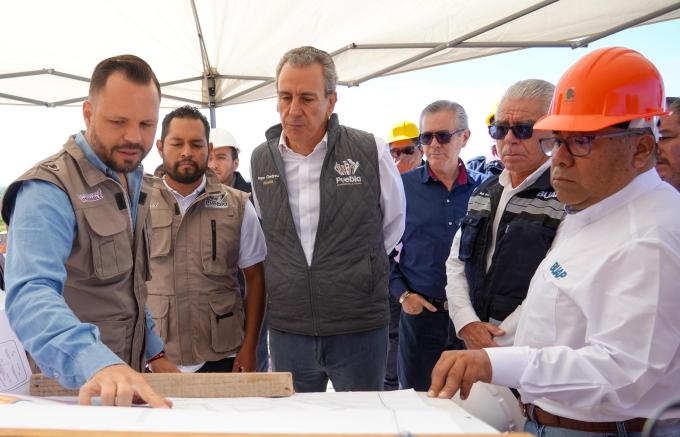 Supervisó el alcalde José Chedraui construcción del Bachillerato Tecnológico BUAP