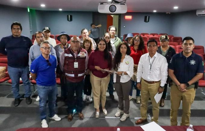 La presidenta municipal Tonantzin Fernández se reunió con representantes del Consejo de Comercio, Prestadores de Servicios y Ciudadanos