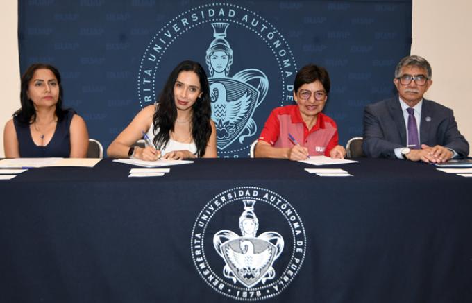 Encabeza la Rectora Lilia Cedillo firma de convenio con la SMADSOT del estado