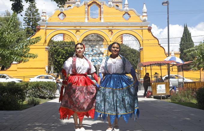 Invita San Andrés Cholula a ser su representante cultural y turístico 