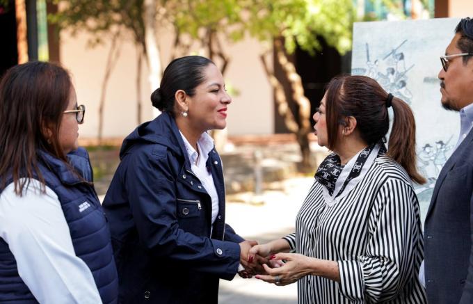 La presidenta municipal Guadalupe Cuautle Torres firmó un convenio de colaboración con Museos Puebla