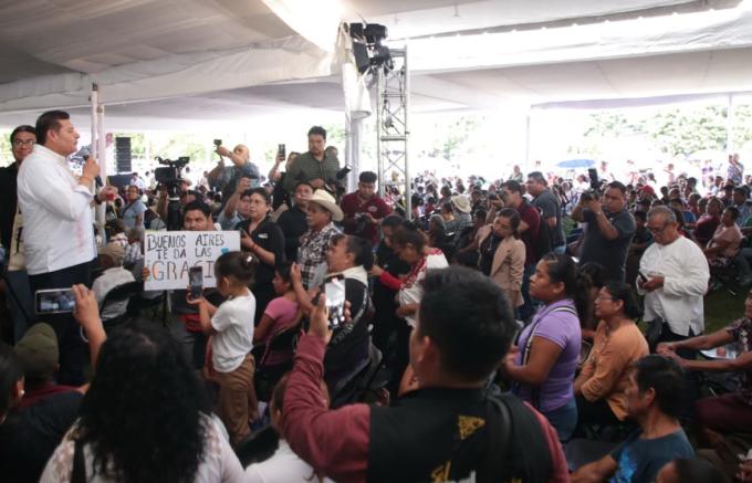 En el municipio de Pantepec, el gobernador Alejandro Armenta entregó más de 13 millones de pesos en apoyo al campo