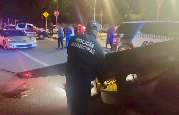 Aseguró Vialidad de San Andrés Cholula vehículos presuntamente relacionados con arrancones