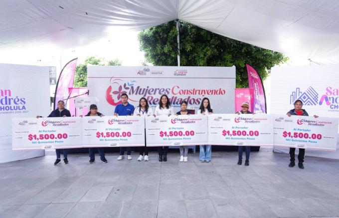 Con apoyos económicos la alcaldesa Guadalupe Cuautle promueve el bienestar y desarrollo de mujeres sanandreseñas
