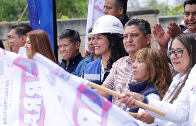 Fortalece la alcaldesa Guadalupe Cuautle infraestructura urbana de San Andrés Cholula