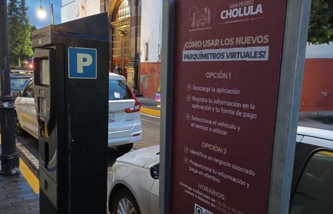 El sábado 13 de septiembre San Pedro Cholula  reanudará el sistema de parquímetros