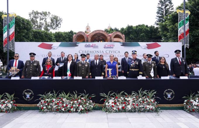 Promueve Guadalupe Cuautle valores cívicos en ceremonia conmemorativa por el aniversario 178° de los Niños Héroes