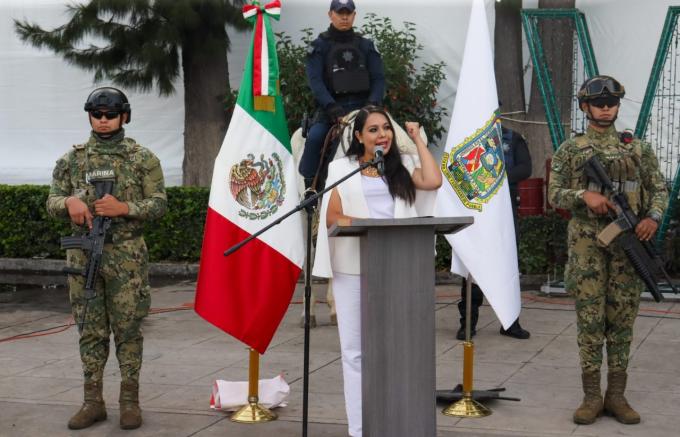 Gobierno de  San Pedro Cholula realizó Ceremonia Conmemorativa del 15 de Septiembre