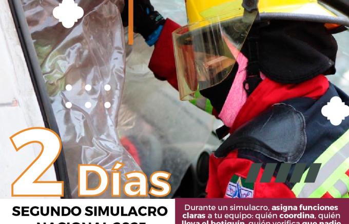 Gobierno de la Ciudad se suma al Segundo Simulacro Nacional 2025 