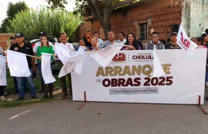 Atiende Gobierno de San Pedro Cholula necesidades de juntas auxiliares