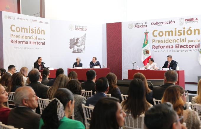 Puebla, primer estado en recibir la Comisión Presidencial para la Reforma Electoral