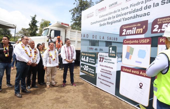 El gobernador Alejandro Armenta colocará este sábado primera piedra de campus USEP en Zoquitlán