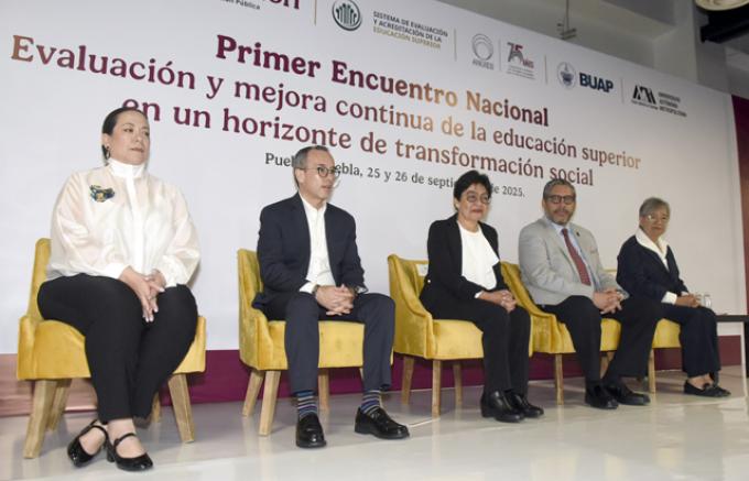 BUAP, sede del Primer Encuentro Nacional “Evaluación y mejora continua de la educación superior en un horizonte de transformación social”