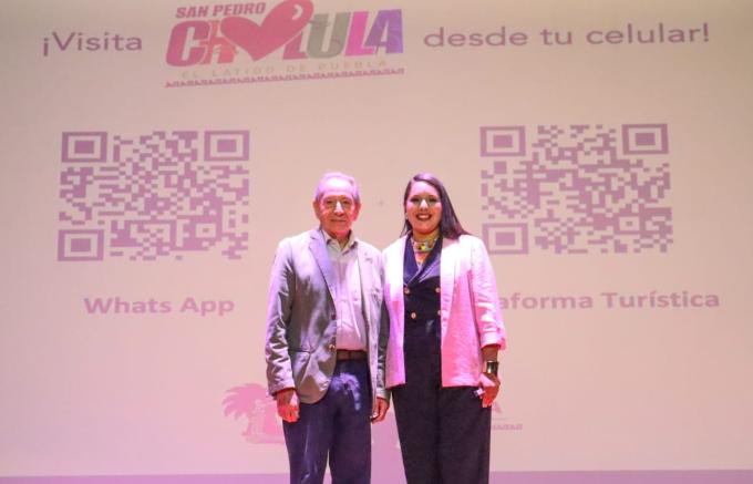 Presentó la alcaldesa Tonantzin Fernández la plataforma digital visitcholula.mx