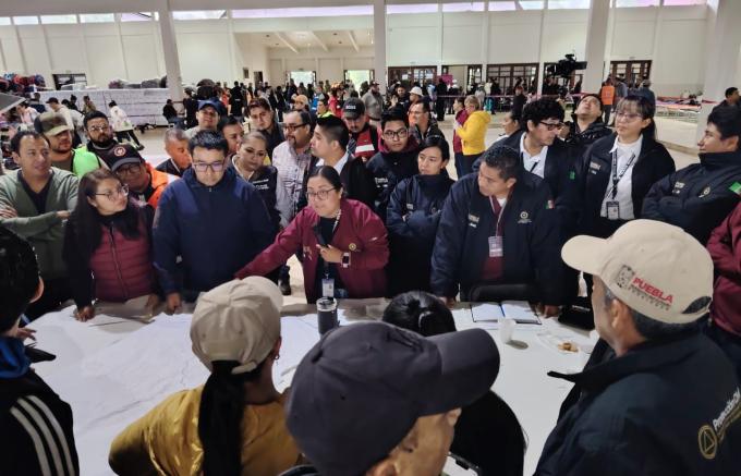 Gobierno estatal continúa trabajos coordinados en Sierra Norte y Nororiental ante las afectaciones provocadas por las lluvias