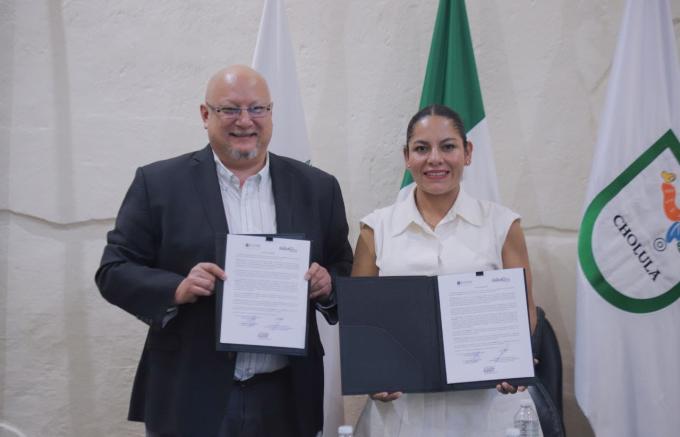 Fortalece San Andrés Cholula cooperación con la OCDE para impulsar la simplificación y digitalización de trámites
