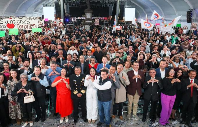 Rindió Tonantzin Fernández su primer informe al frente del Gobierno de Cholula
