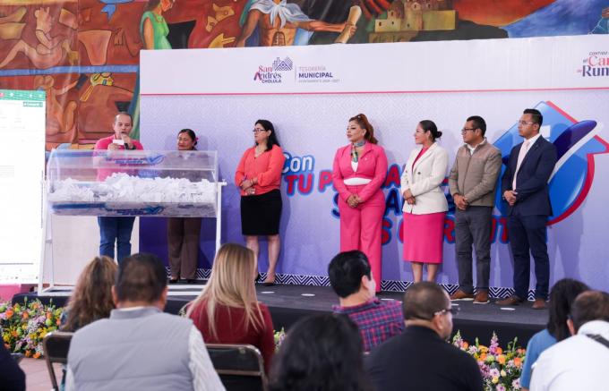 Realizó Ayuntamiento de San Andrés Cholula el Sorteo Predial 2025
